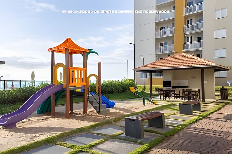 Pé na Areia c/ Piscina e Churrasqueira Privativa