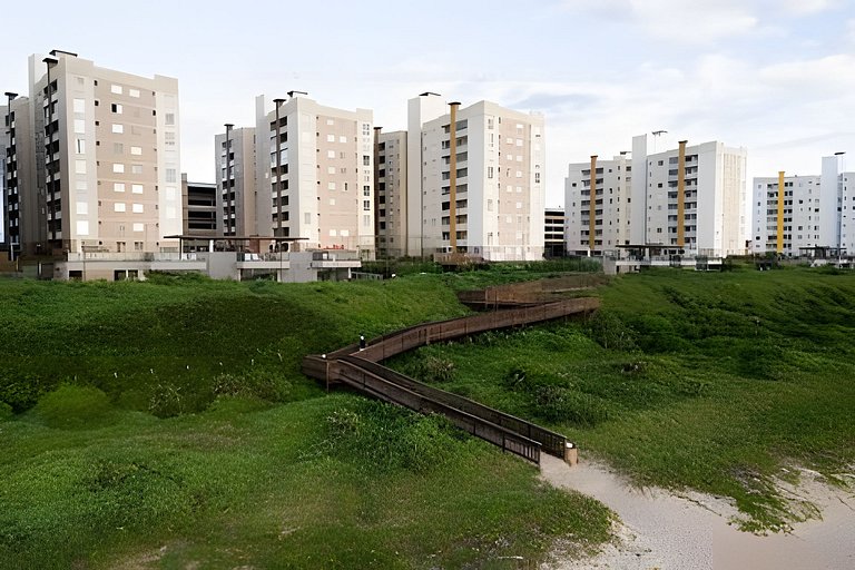 Pé na Areia c/ Piscina e Churrasqueira Privativa