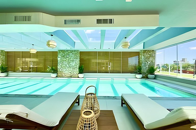 Apto Moderno c/ Piscina Aquecida | Lazer Completo