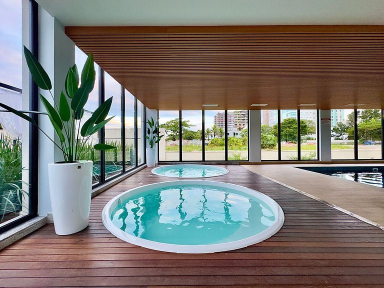 Home Club frente mar c/ Piscina Aquecida