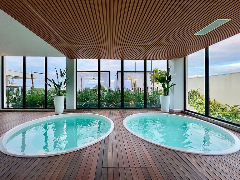 Home Club frente mar c/ Piscina Aquecida