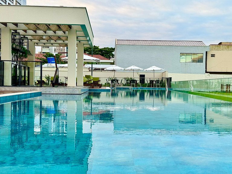 Home Club frente mar c/ Piscina Aquecida