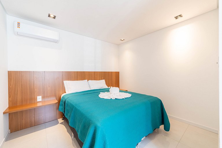 Apto Moderno | Vista Mar c/Piscina e conforto