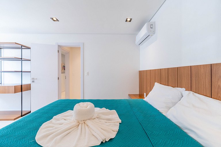 Apto Moderno | Vista Mar c/Piscina e conforto
