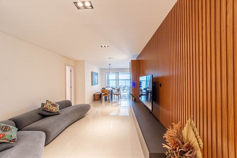 Apto Moderno | Vista Mar c/Piscina e conforto