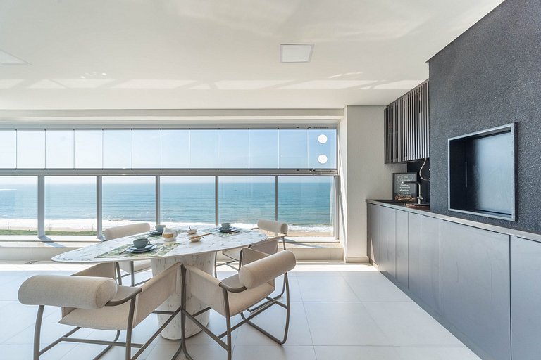 Apto Moderno | Vista Mar c/Piscina e conforto