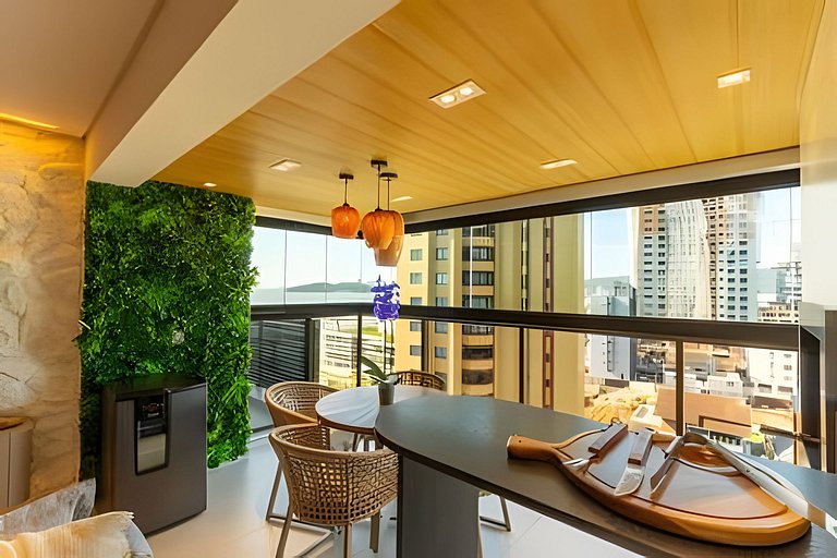 Home Club Frente Mar c/Sacada Gourmet vista Mar