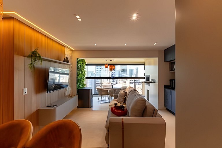 Home Club Frente Mar c/Sacada Gourmet vista Mar