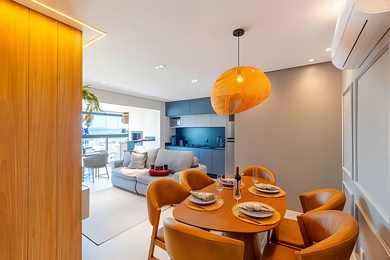 Home Club Frente Mar c/Sacada Gourmet vista Mar