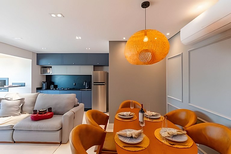 Home Club Frente Mar c/Sacada Gourmet vista Mar