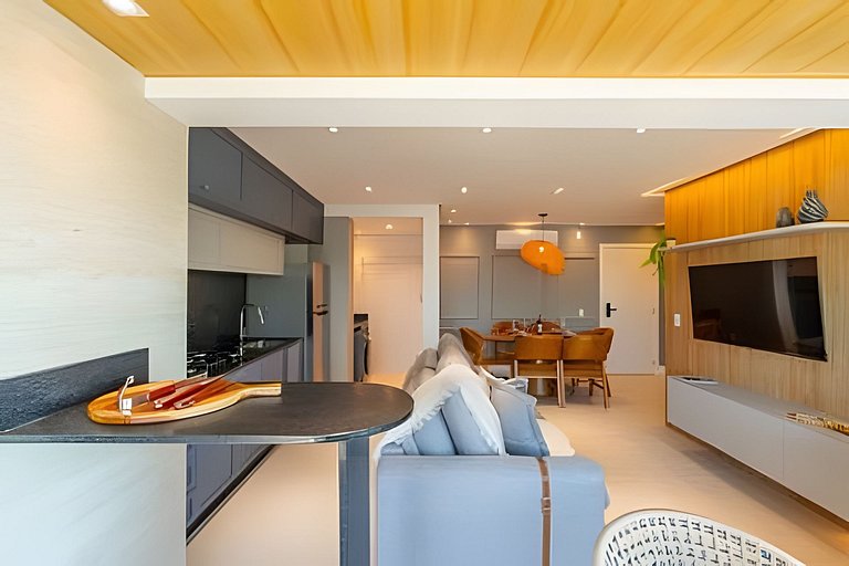 Home Club Frente Mar c/Sacada Gourmet vista Mar