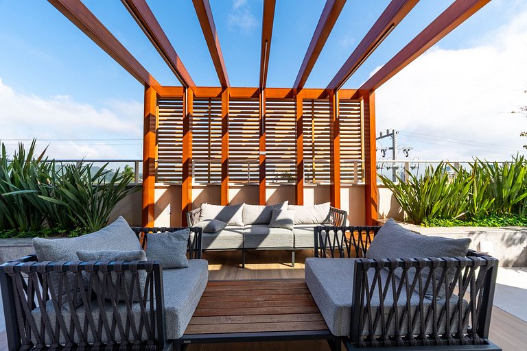 Apto Vista Mar 350m da Praia | 10min Beto Carrero