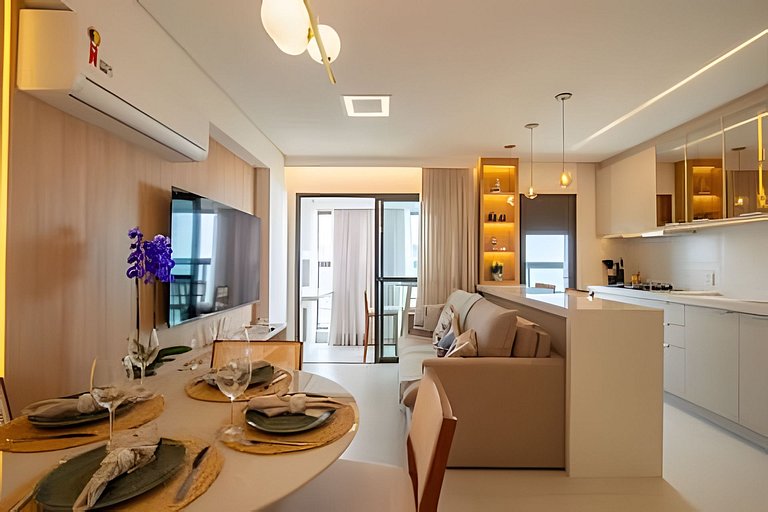 Home Club c/ Piscina e Vista Mar I Lazer completo