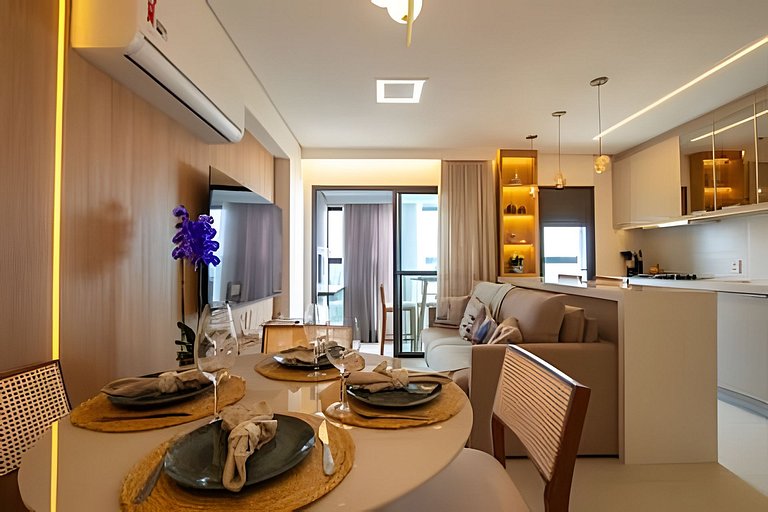 Home Club c/ Piscina e Vista Mar I Lazer completo