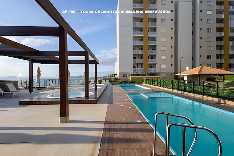 Barra Velha | Pé na areia Apto completo Vista mar