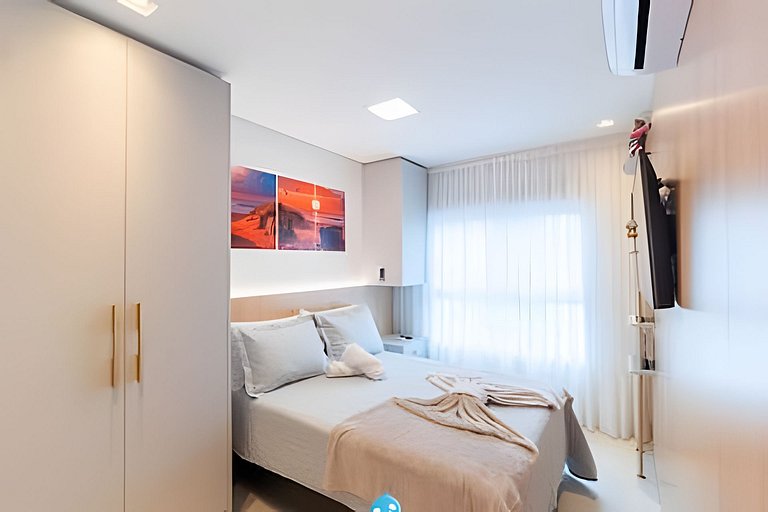 Home Club Frente-Mar com Piscinas e Lazer