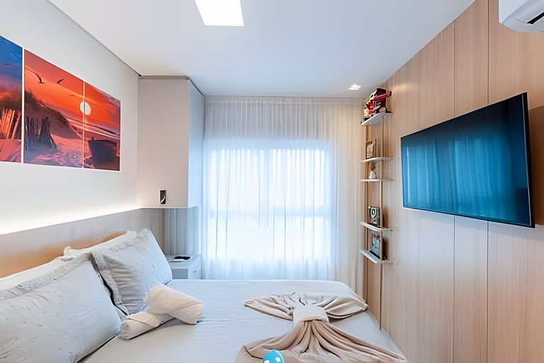 Home Club Frente-Mar com Piscinas e Lazer