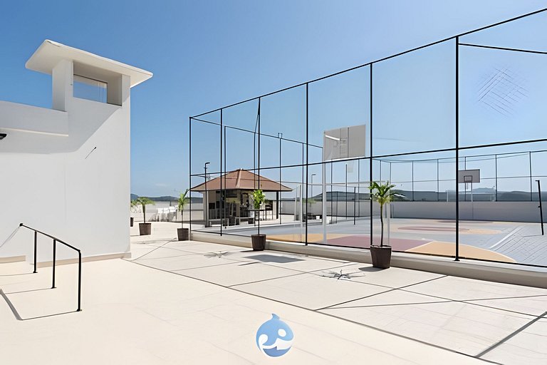 Apto a 150m da praia de Piçarras c/Lazer completo