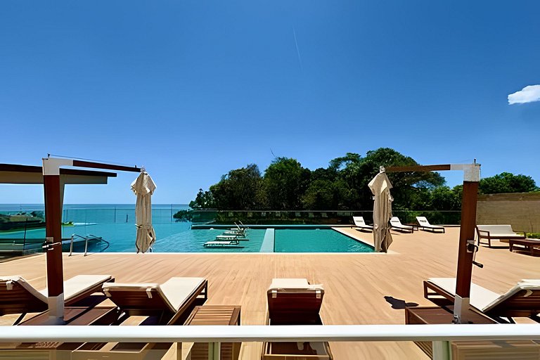 Home Club Frente-Mar com Piscinas e Lazer